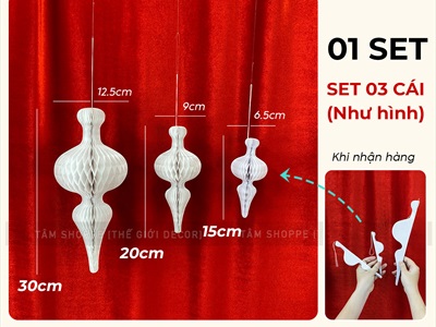 Giấy xếp Bông tuyết - Tuyết nhũ Trắng (Nhiều kiểu - Nhiều Size) GIAYXEP-01